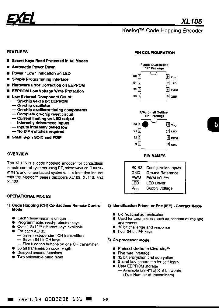 XL105P_642803.PDF Datasheet