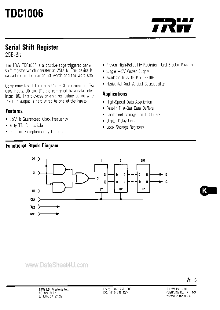 TDC1006_697129.PDF Datasheet
