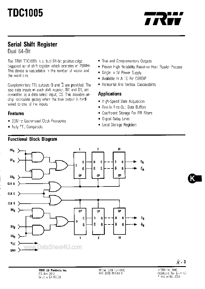 TDC1005_697128.PDF Datasheet