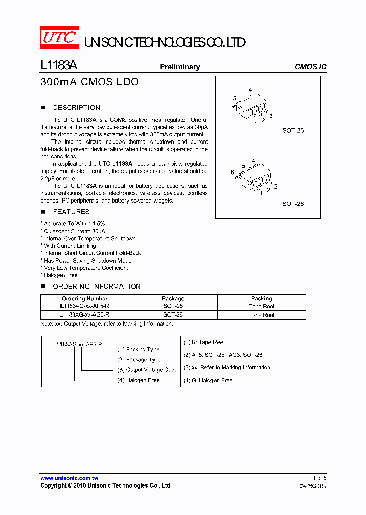 L1183AG-XX-AG6-R_1000646.PDF Datasheet