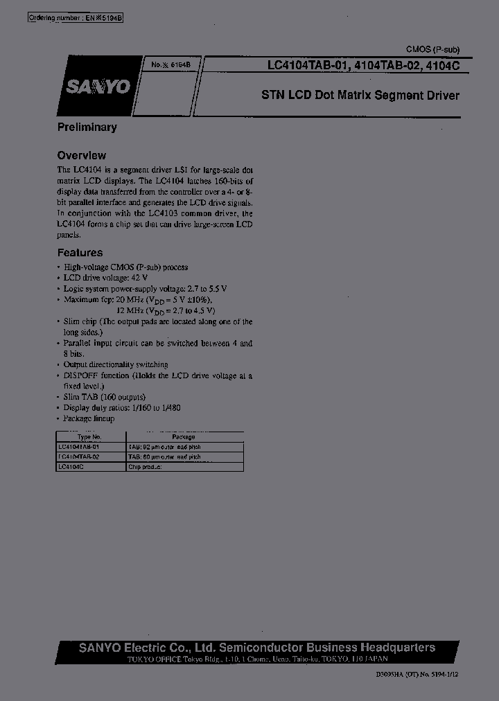 LC4104TAB-01_643527.PDF Datasheet