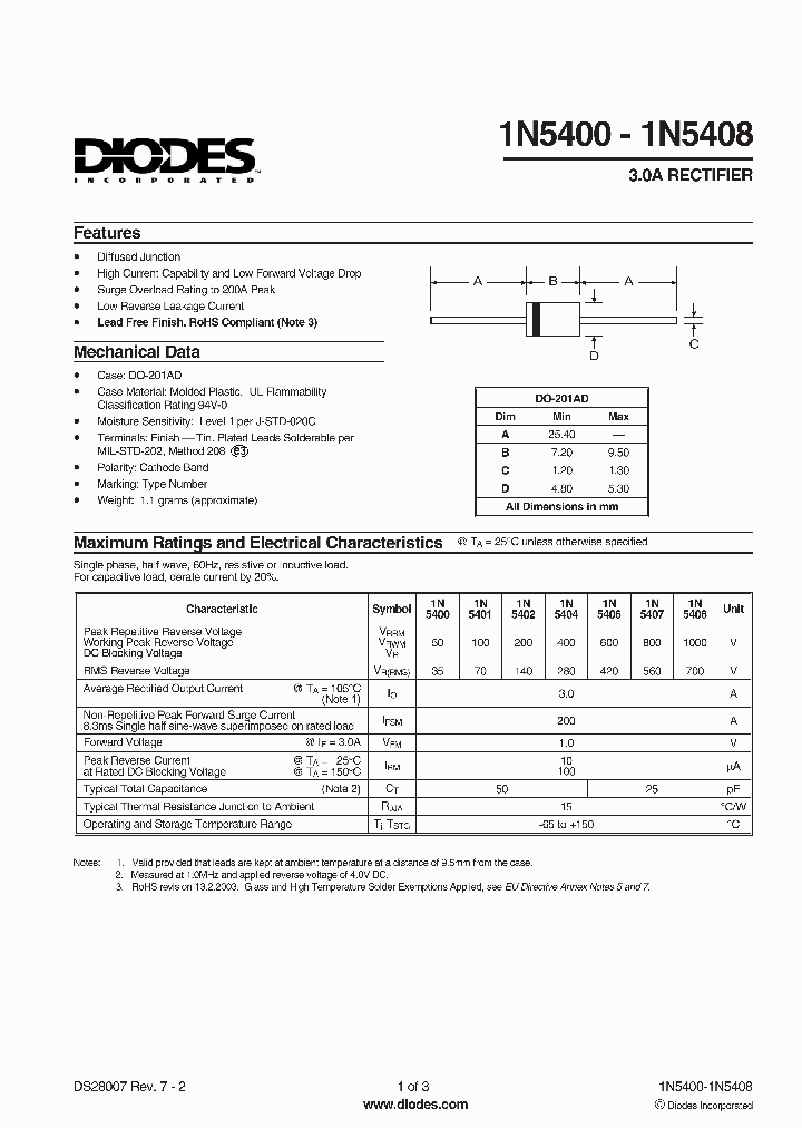 1N5400-T_643739.PDF Datasheet