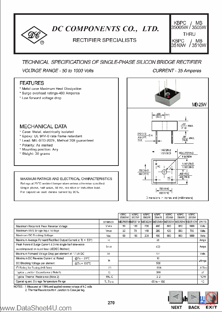 MB3505W_705187.PDF Datasheet