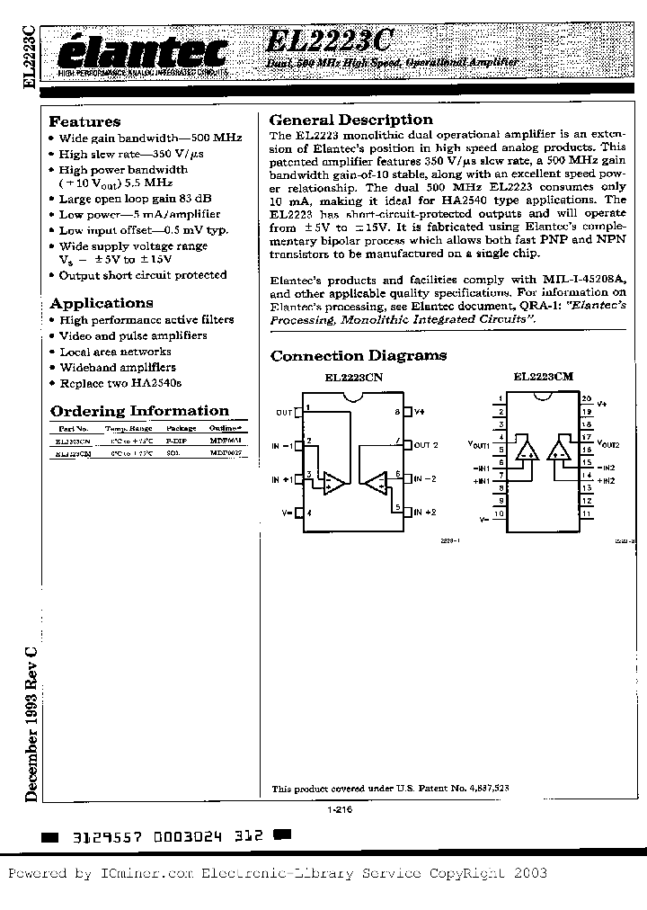 EL2223CN_644921.PDF Datasheet