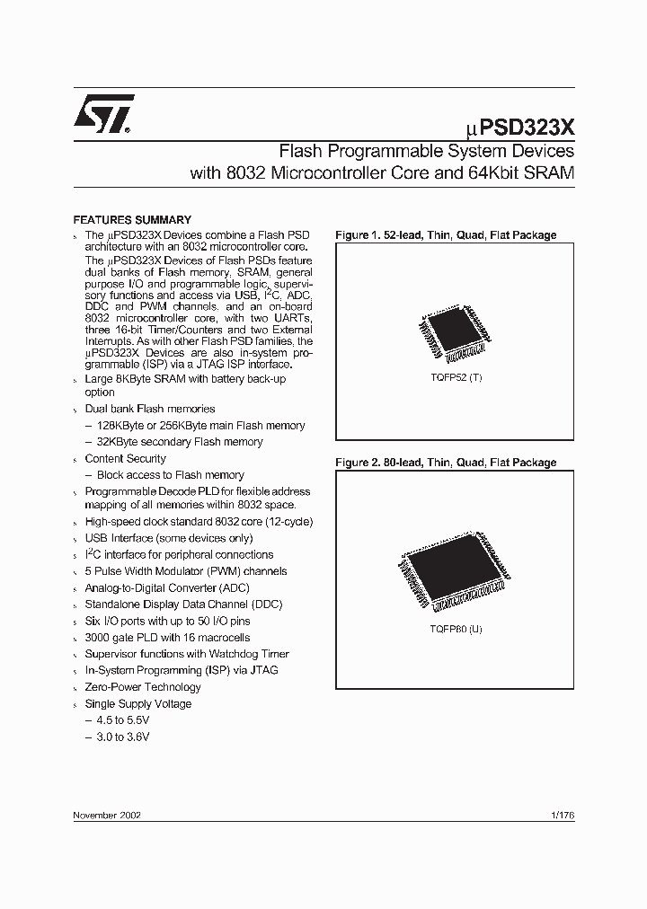UPSD3213B-40T1T_923173.PDF Datasheet