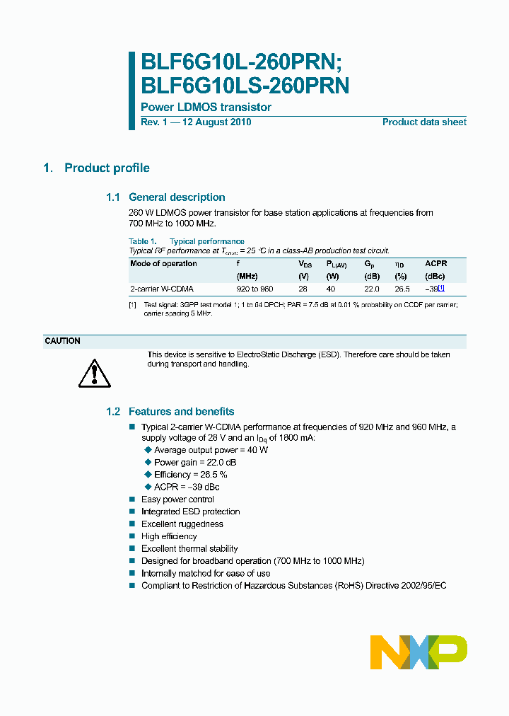 BLF6G10L-260PRN11_647281.PDF Datasheet