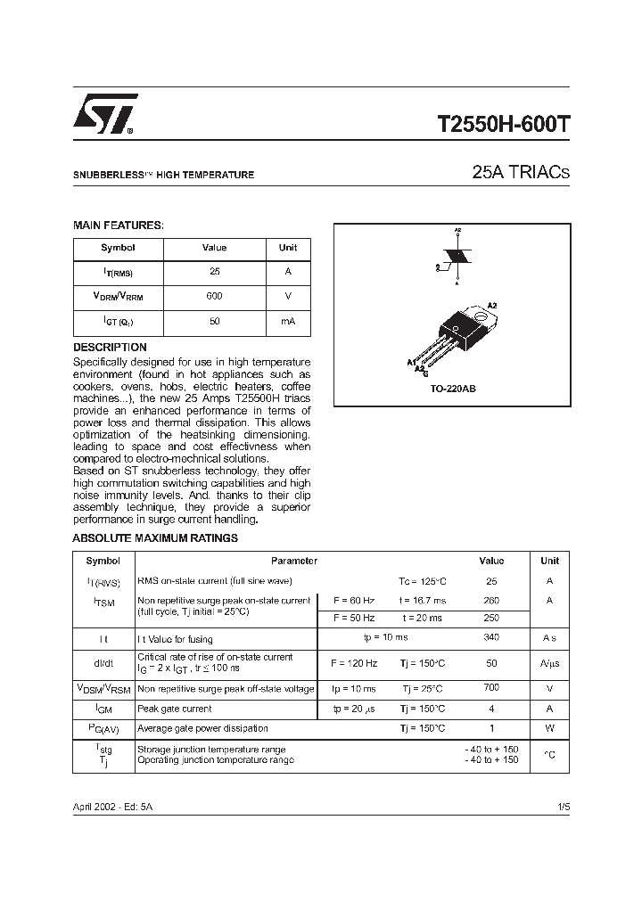 T2550H-600T_923886.PDF Datasheet