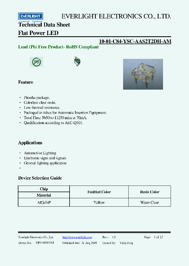 10-01-C84-YSC-AAS2T2DH-AM_1013534.PDF Datasheet