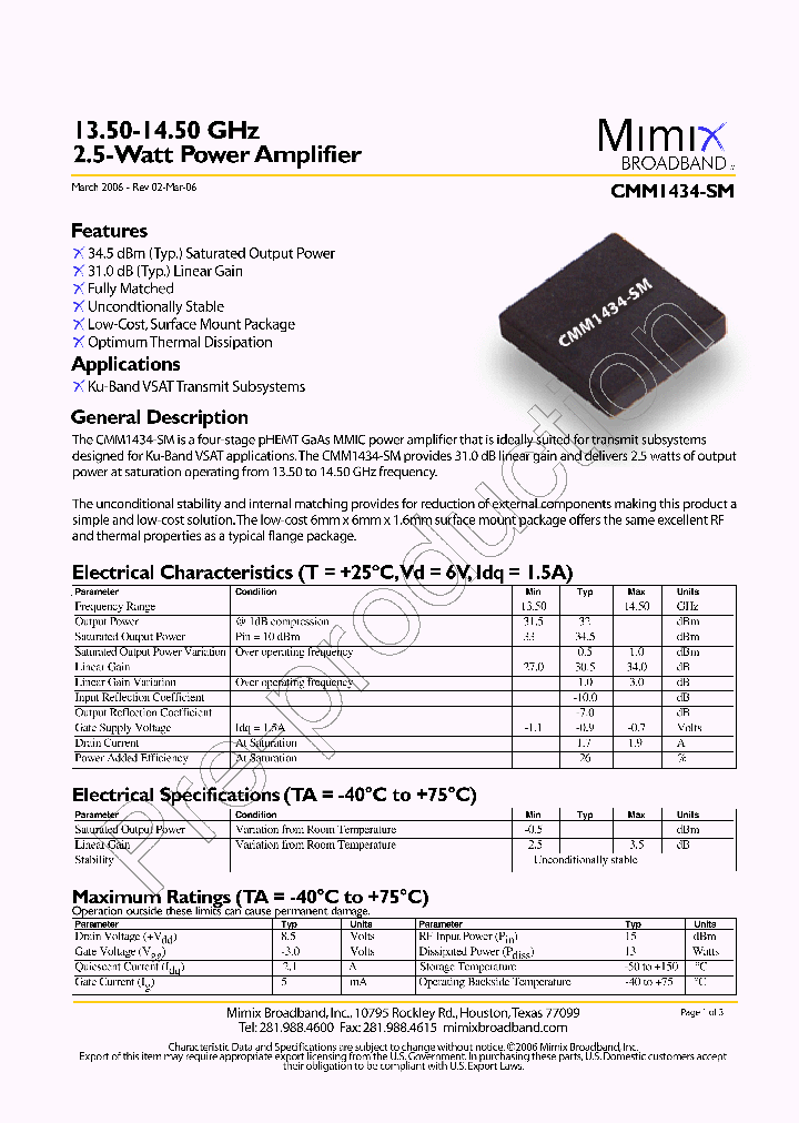 CMM1434-SM_648576.PDF Datasheet