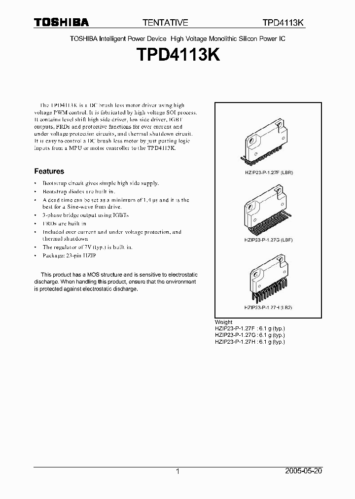 HZIP23-P-127F_648586.PDF Datasheet