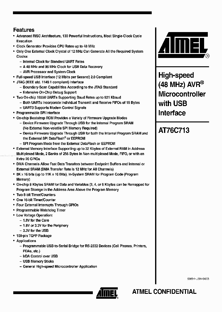 AT76C713_717078.PDF Datasheet