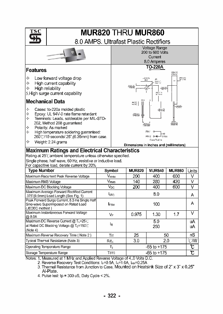 MUR860_718363.PDF Datasheet