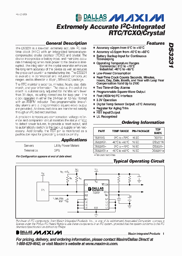 DS3231_926234.PDF Datasheet