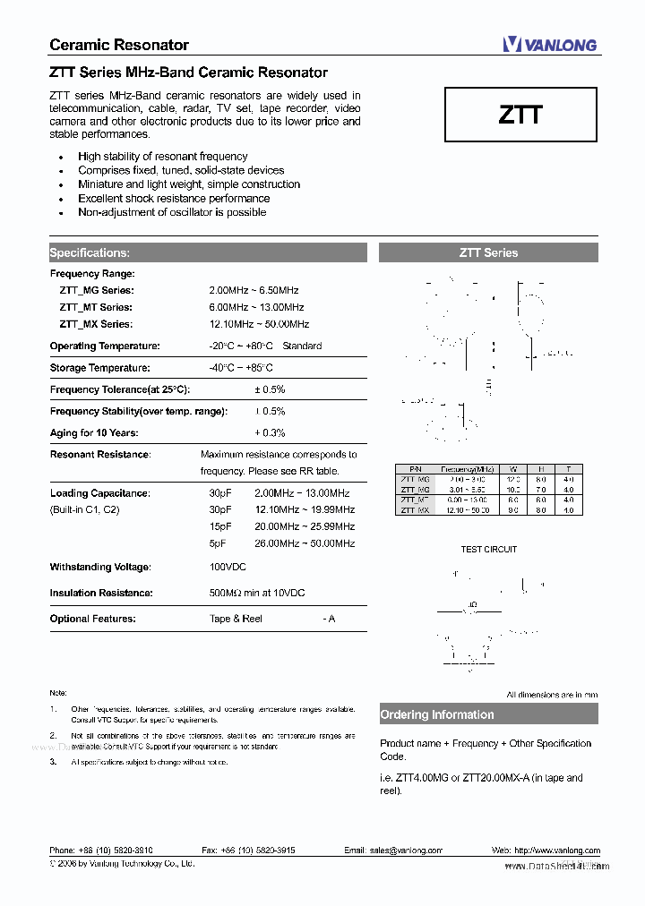 ZTT_722340.PDF Datasheet
