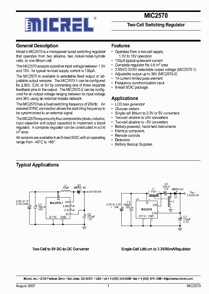 MIC2570-2YM_1027172.PDF Datasheet