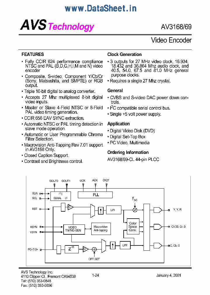 AV3168_723361.PDF Datasheet