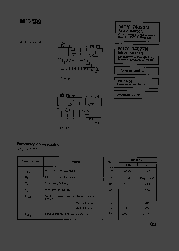 MCY74030_928771.PDF Datasheet