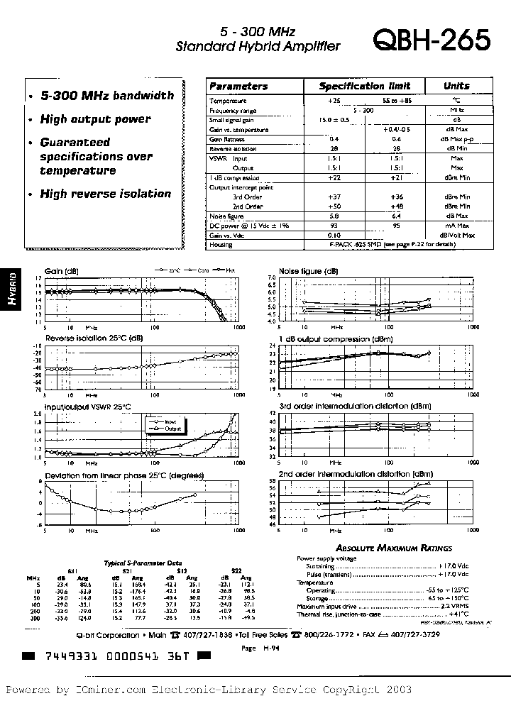 QBH265_656336.PDF Datasheet