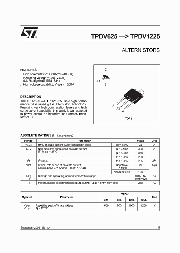 TPDV1025_929813.PDF Datasheet