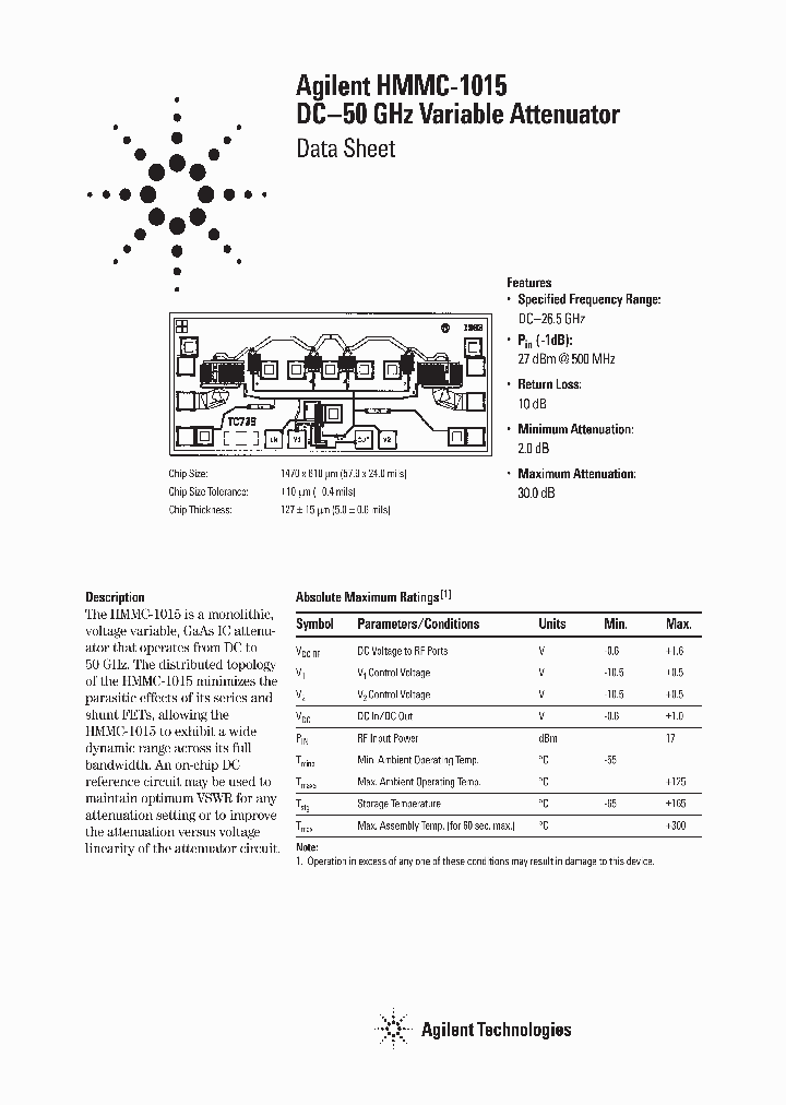 HMMC-1015_929830.PDF Datasheet