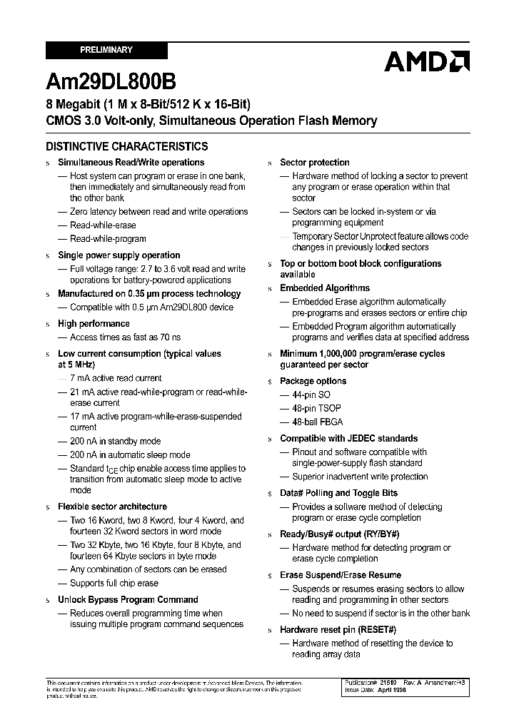 AM29DL800BB90EC_929946.PDF Datasheet