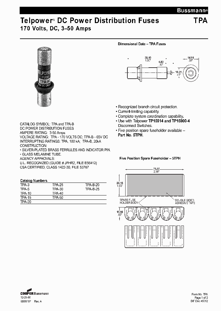 TPA-15_659097.PDF Datasheet