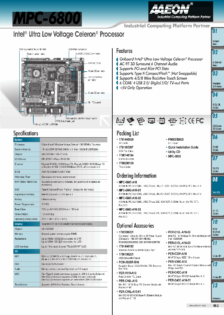 MPC-6800-A10_1036825.PDF Datasheet