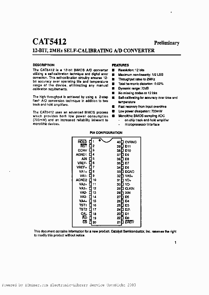 CAT5412KC-1_656973.PDF Datasheet