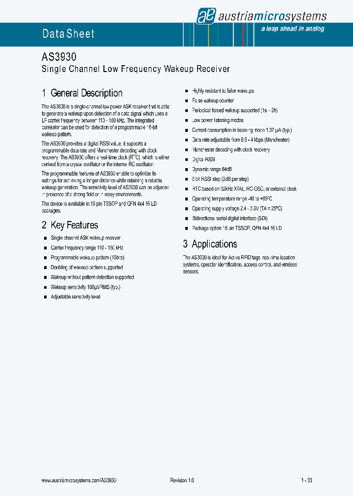 AS3930-BTST_1037785.PDF Datasheet
