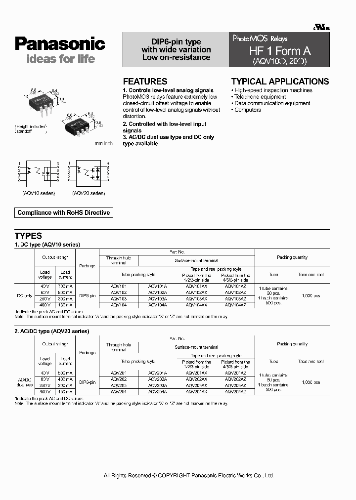 AQV103AX_659422.PDF Datasheet