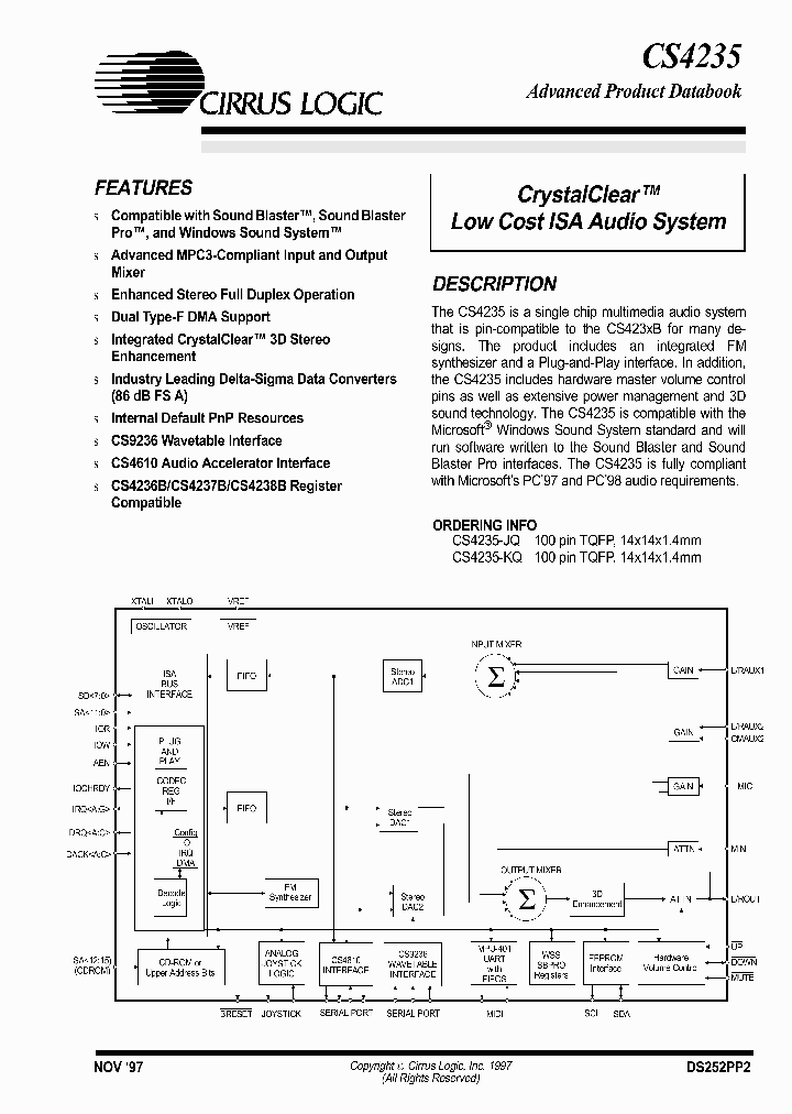 CS4235_932139.PDF Datasheet