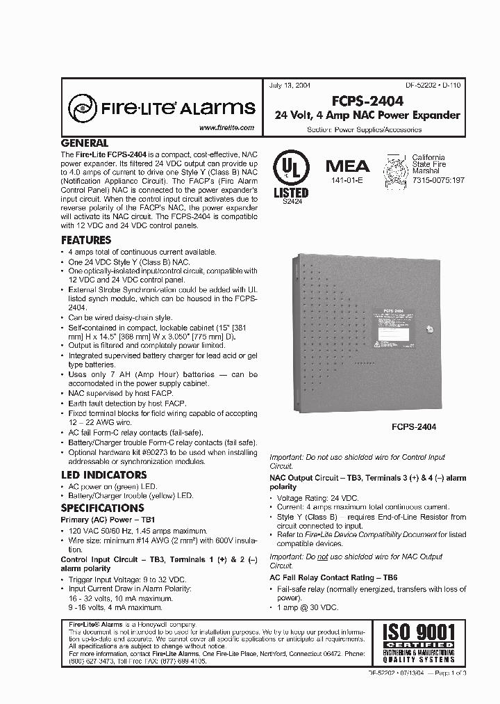 FCPS-2404_660125.PDF Datasheet