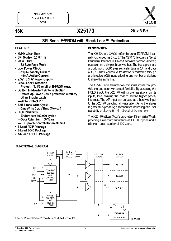 X25170_661735.PDF Datasheet