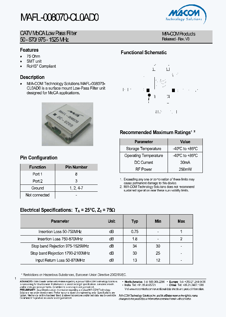 MAFL-008070-CL0AD0V3_1038177.PDF Datasheet