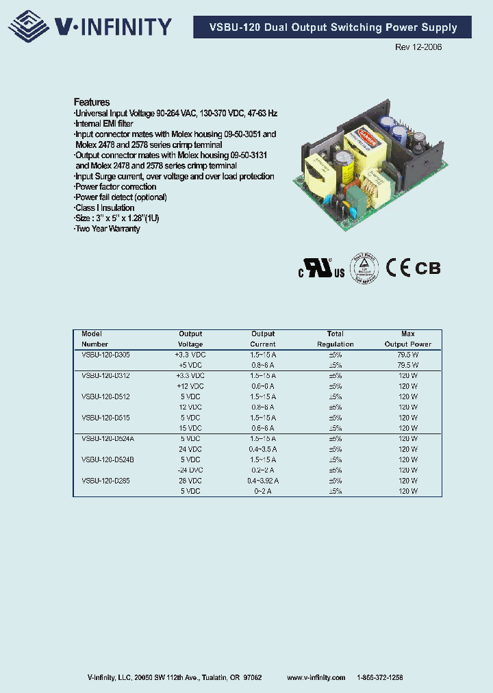 VSBU-120-D512_1038499.PDF Datasheet