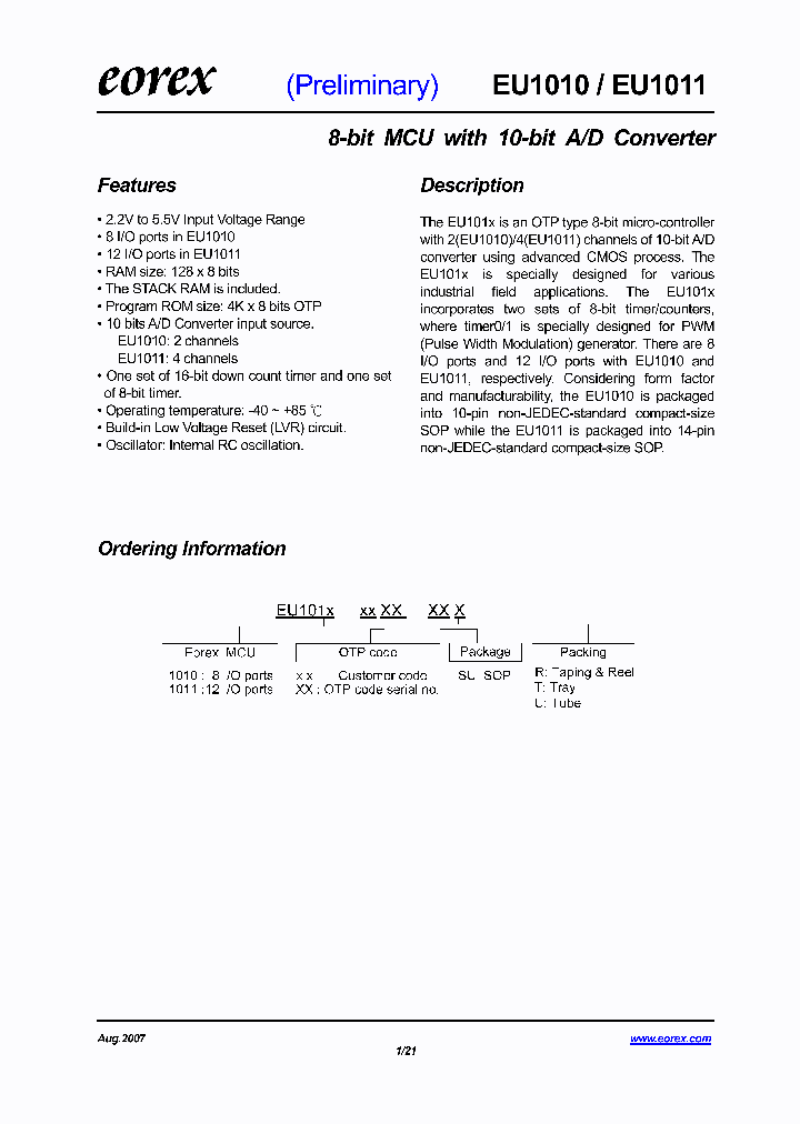 EU1010-XX-SUU_1045959.PDF Datasheet