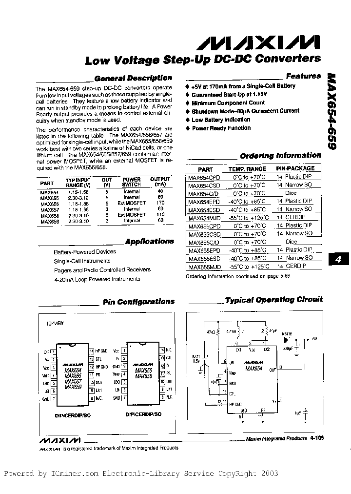 MAX659EPD_663128.PDF Datasheet