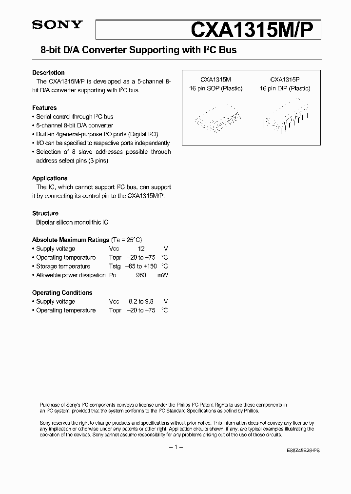 CXA1315M_935762.PDF Datasheet