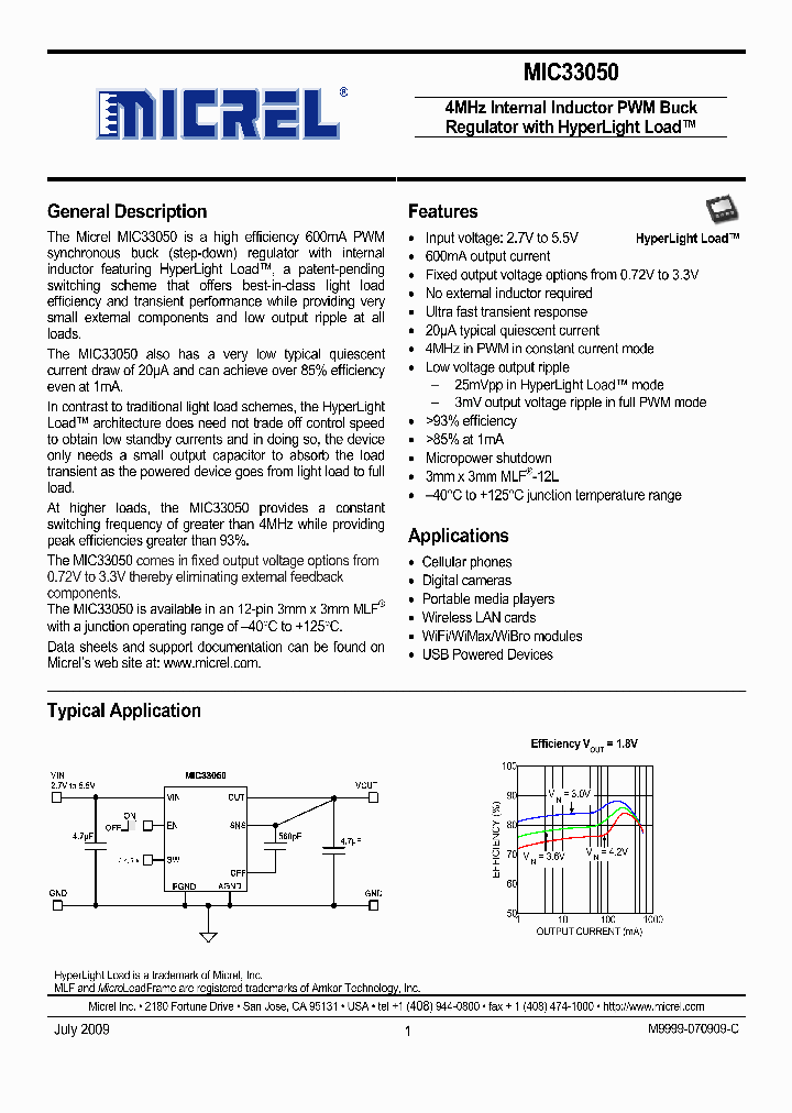 MIC33050-SYHL_1045140.PDF Datasheet