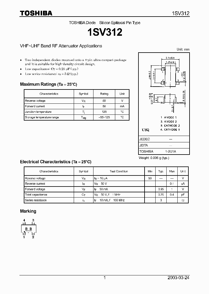 1SV312_935898.PDF Datasheet