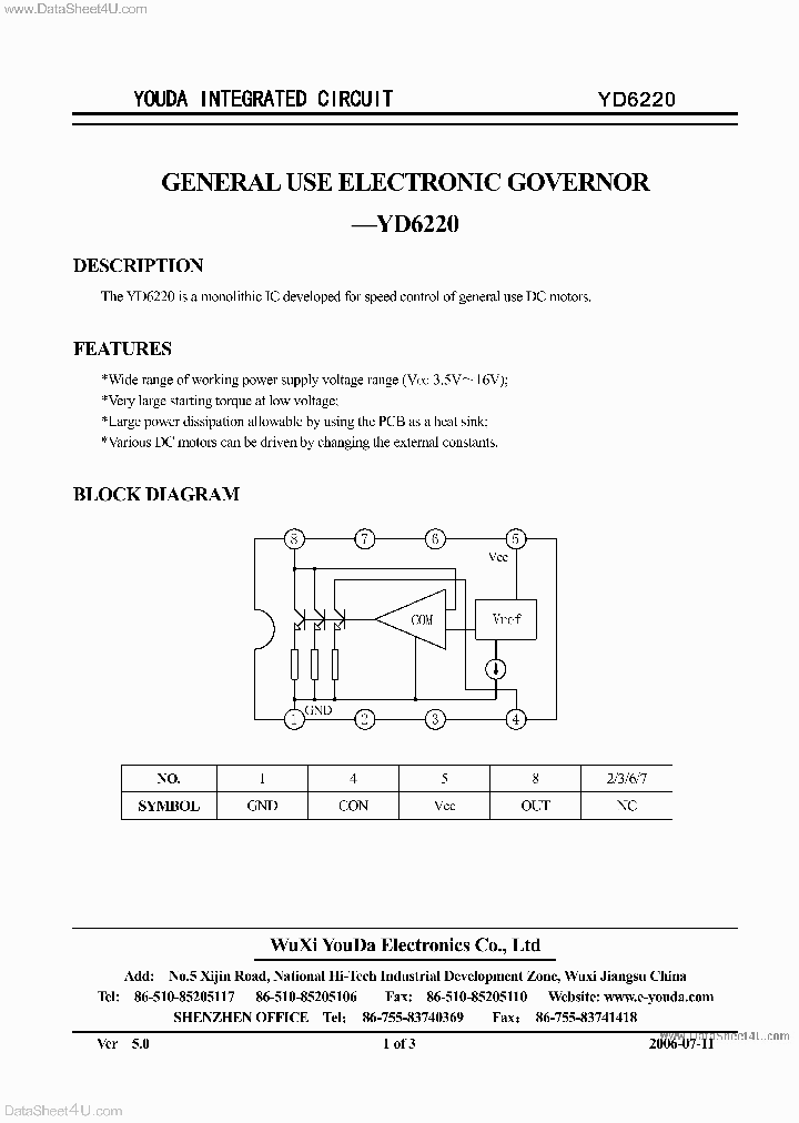 YD6220_735968.PDF Datasheet