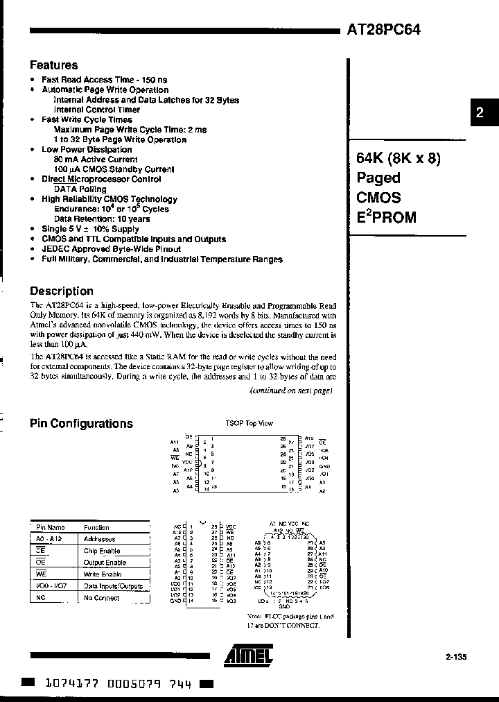 AT28PC64E-30DM883_666286.PDF Datasheet