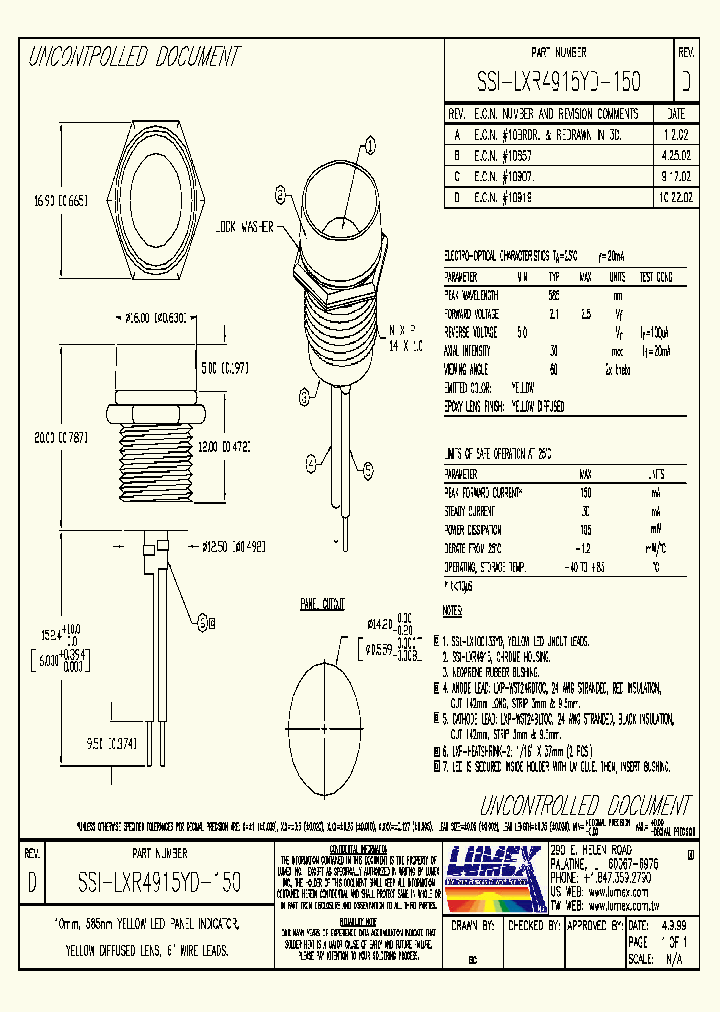 SSI-LXR4915YD-150_666408.PDF Datasheet