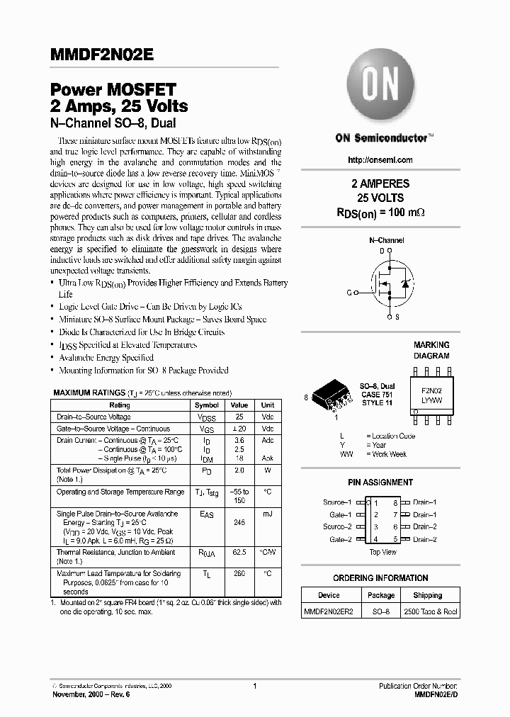 MMDF2N02E-D_947855.PDF Datasheet
