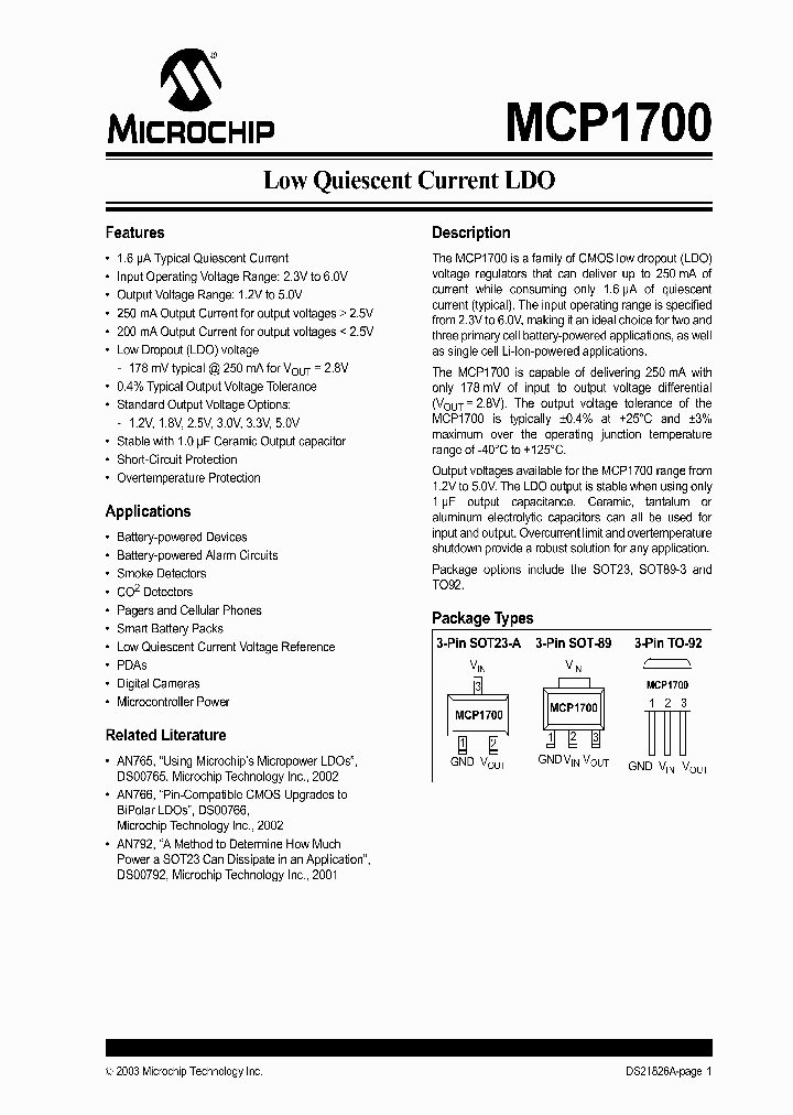 MCP1700-3302E_666984.PDF Datasheet