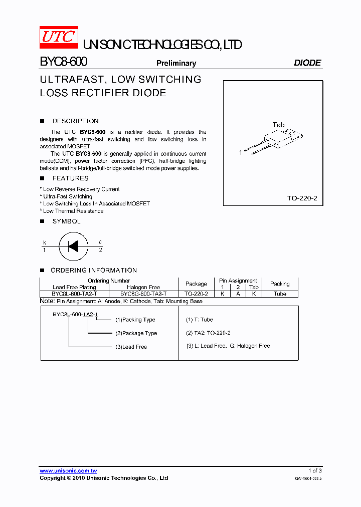 BYC8G-600-TA2-T_1055505.PDF Datasheet