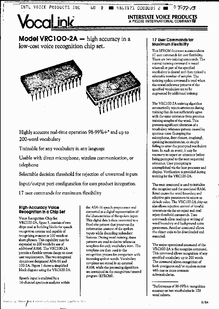 VRC100-2A_666999.PDF Datasheet