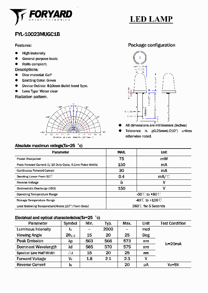 FYL-10023MUGC1B_1057419.PDF Datasheet