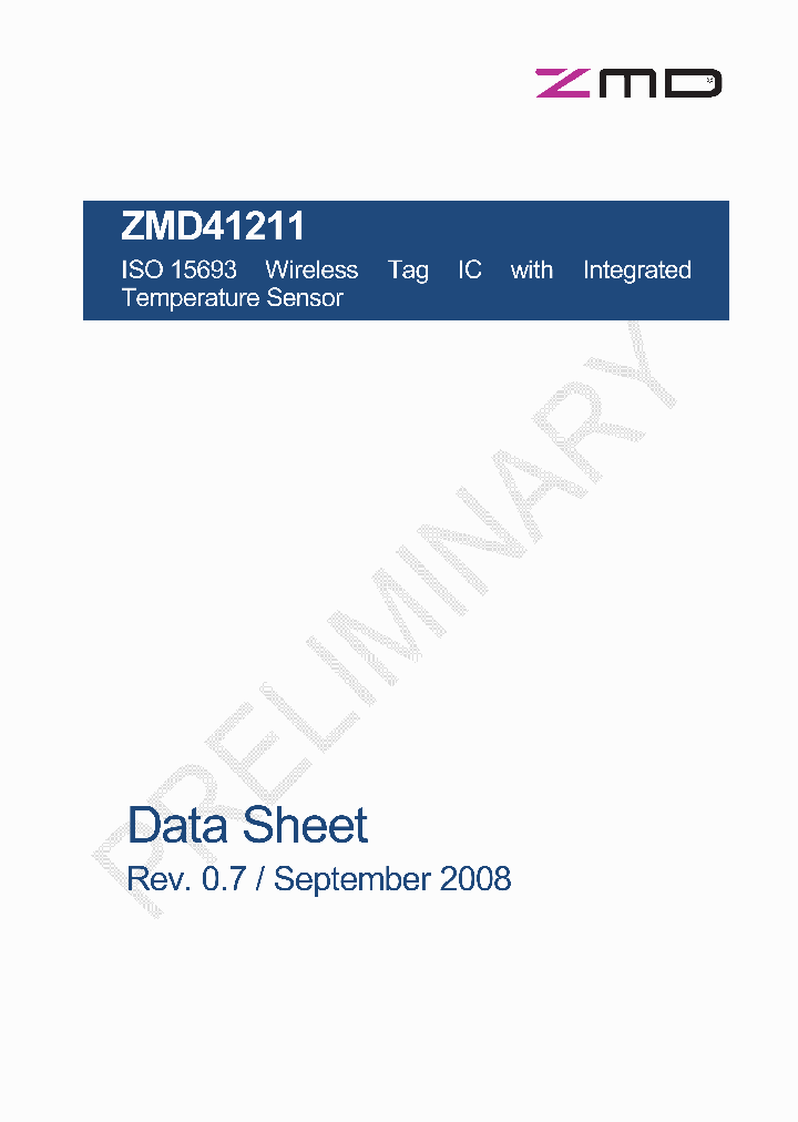 ZMD41211_1059137.PDF Datasheet