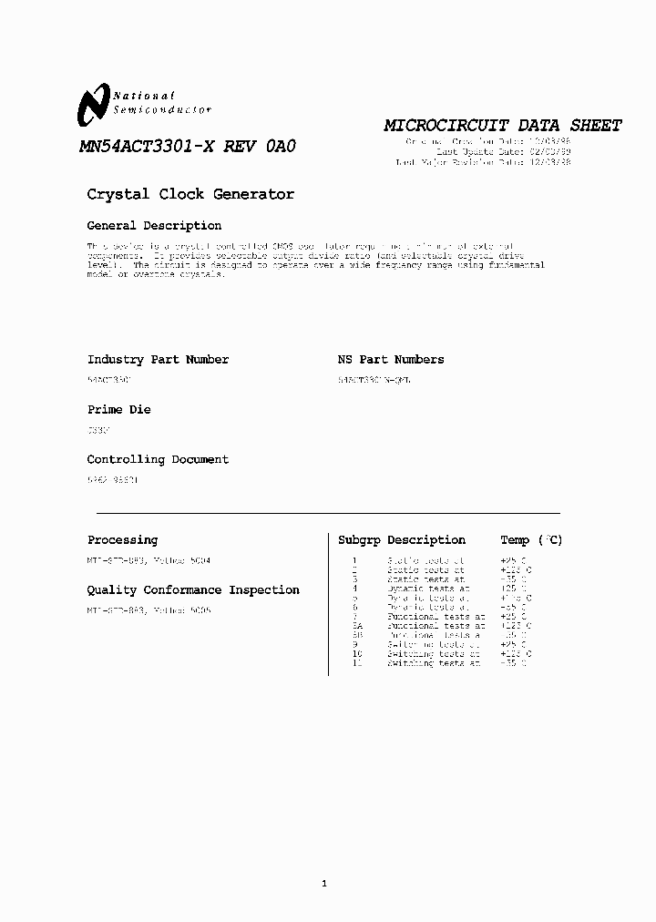 54ACT3301W-QML_667884.PDF Datasheet